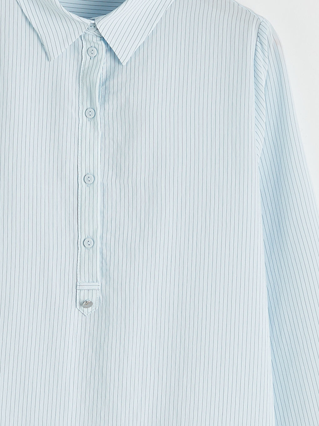 Woman BLUE Shirt Tunic-5