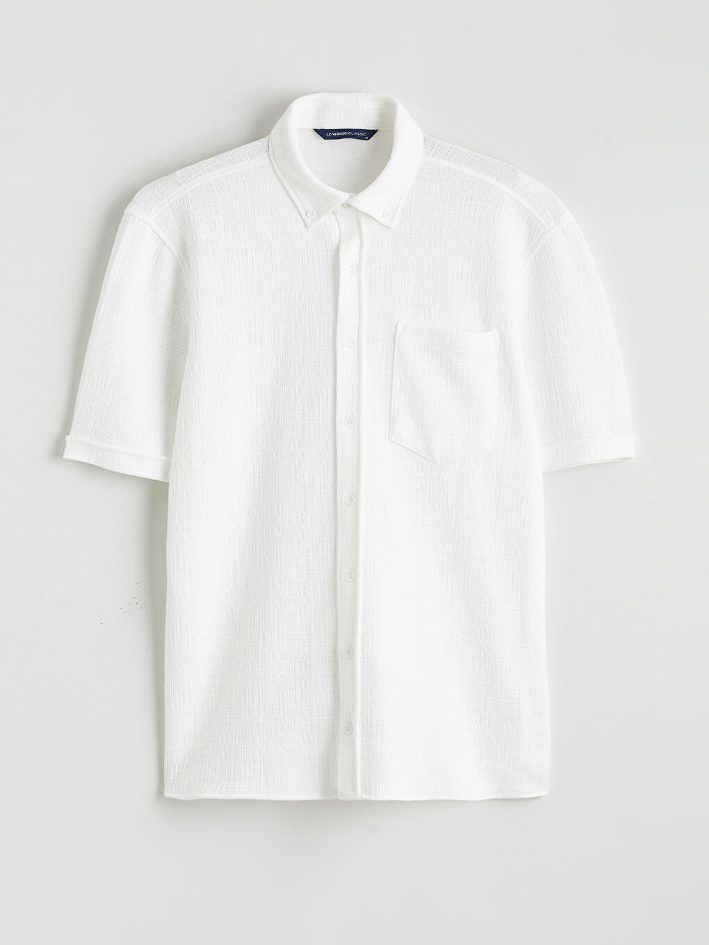 Beyaz Regular Fit Erkek Gömlek-4