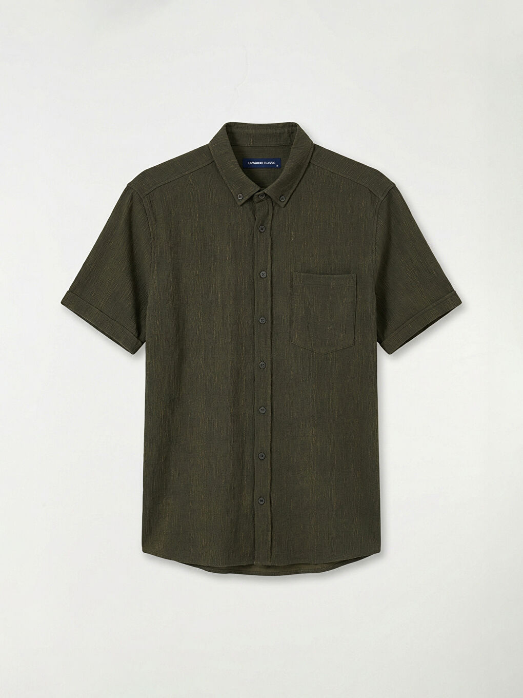 Haki Regular Fit Erkek Gömlek-4