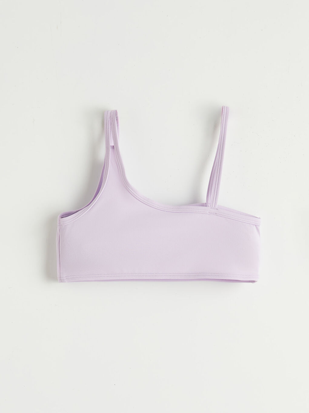 Lila Baskılı Kız Çocuk Etekli Bikini-2