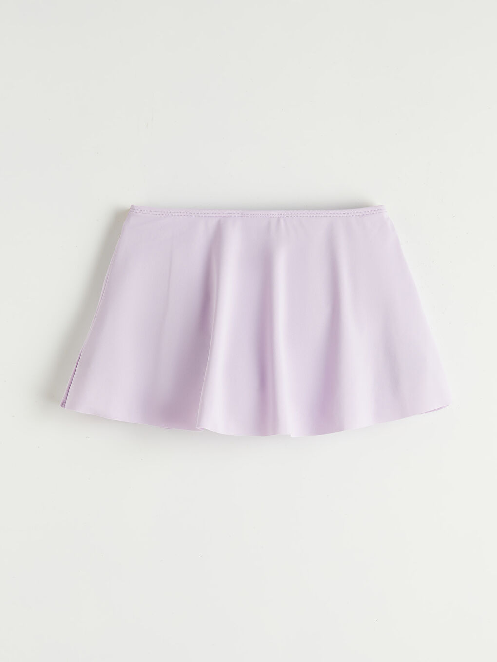 Lila Baskılı Kız Çocuk Etekli Bikini-4