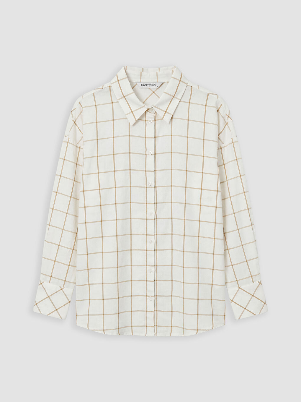 Женщины Бежевый Рубашка