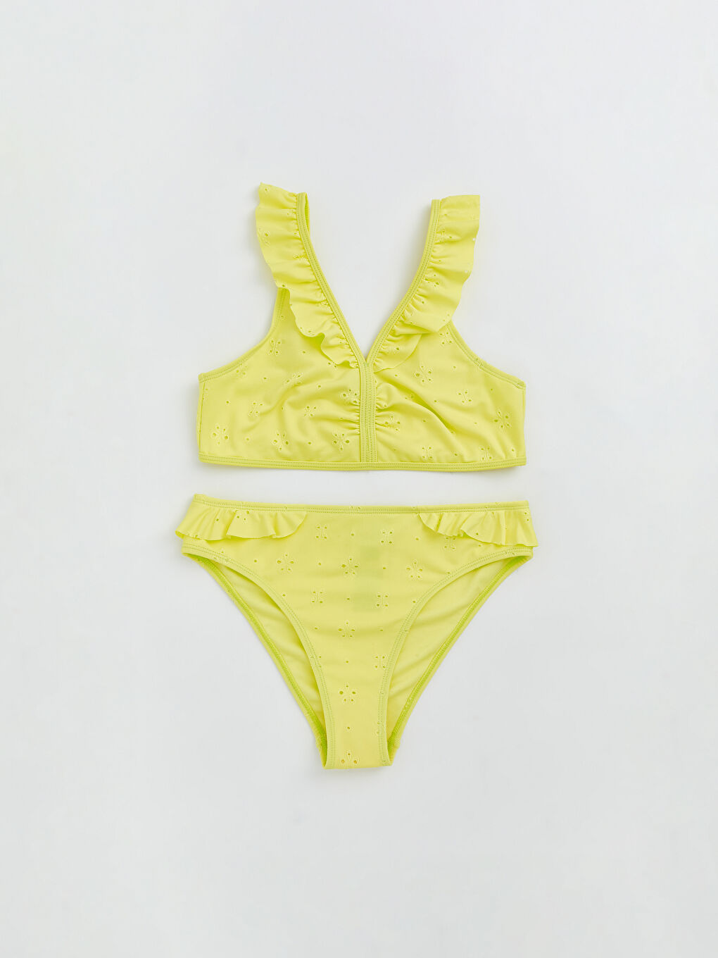 Yeşil Fisto Kız Çocuk Bikini