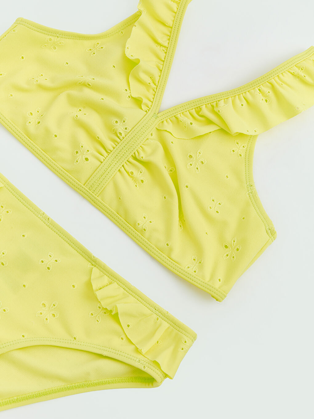 Yeşil Fisto Kız Çocuk Bikini-2