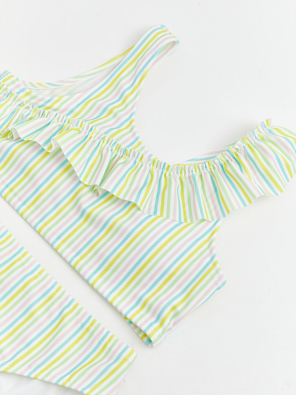 Karışık Fırfırlı Kız Çocuk Bikini-1