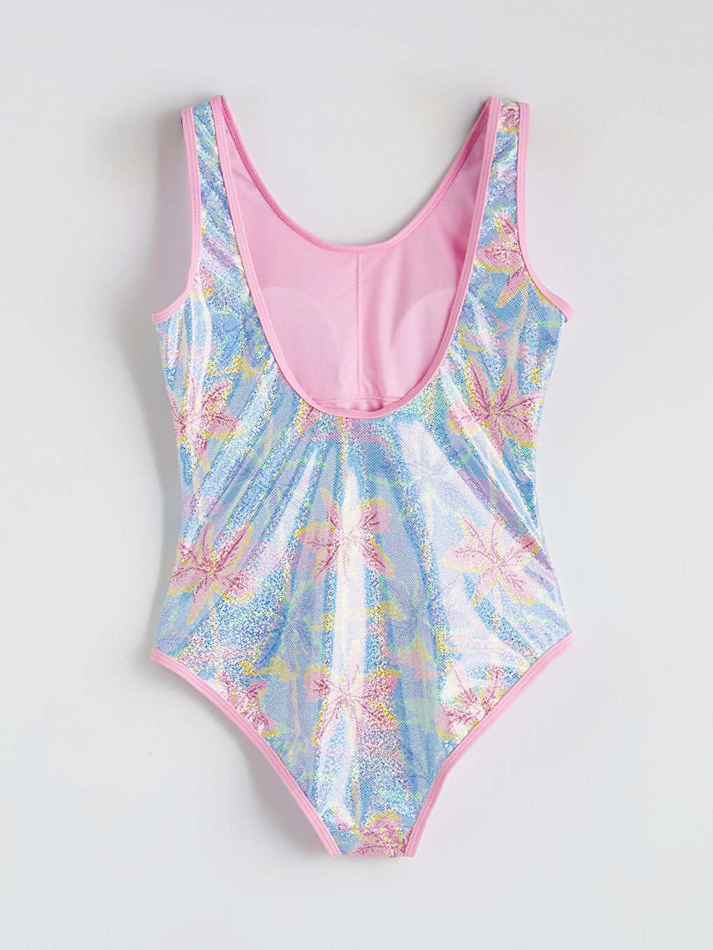 Karışık Baskılı Kız Çocuk Mayo-2