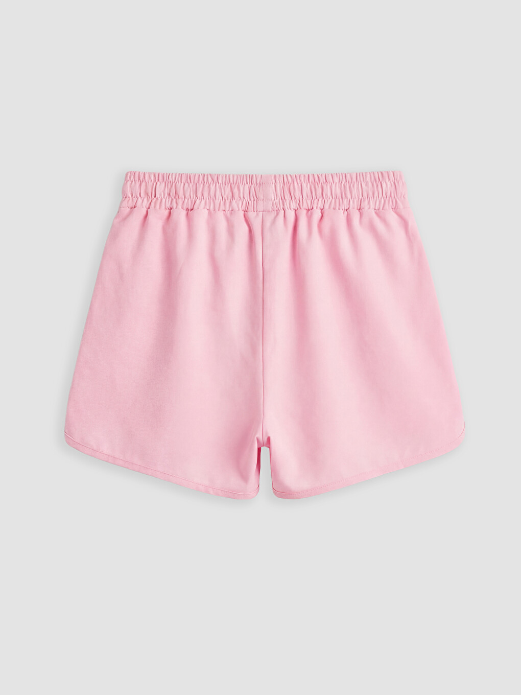 Elastic Waist Rhinestone Embellished Girls' Swimming Shorts-1