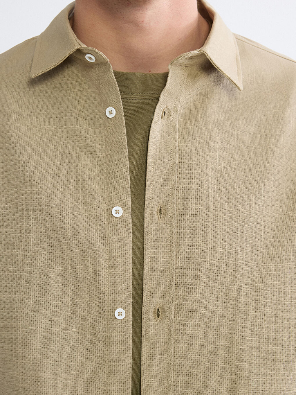 Man BEIGE Shirt-2