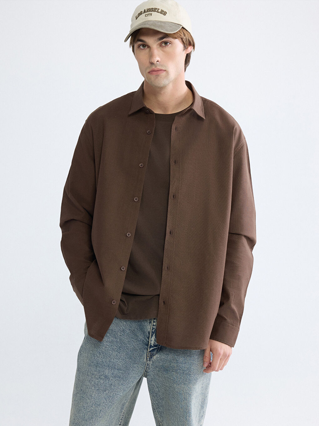 Man BROWN Shirt