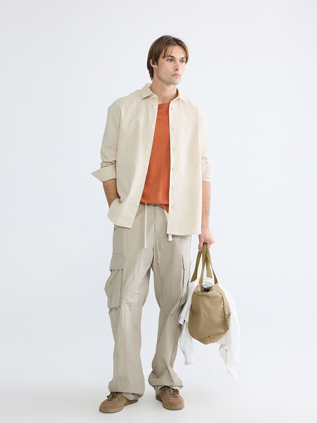 Man BEIGE Shirt-1