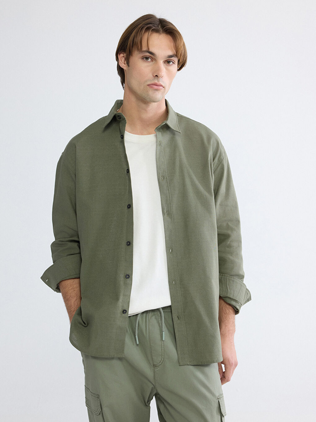 Man KHAKI Shirt