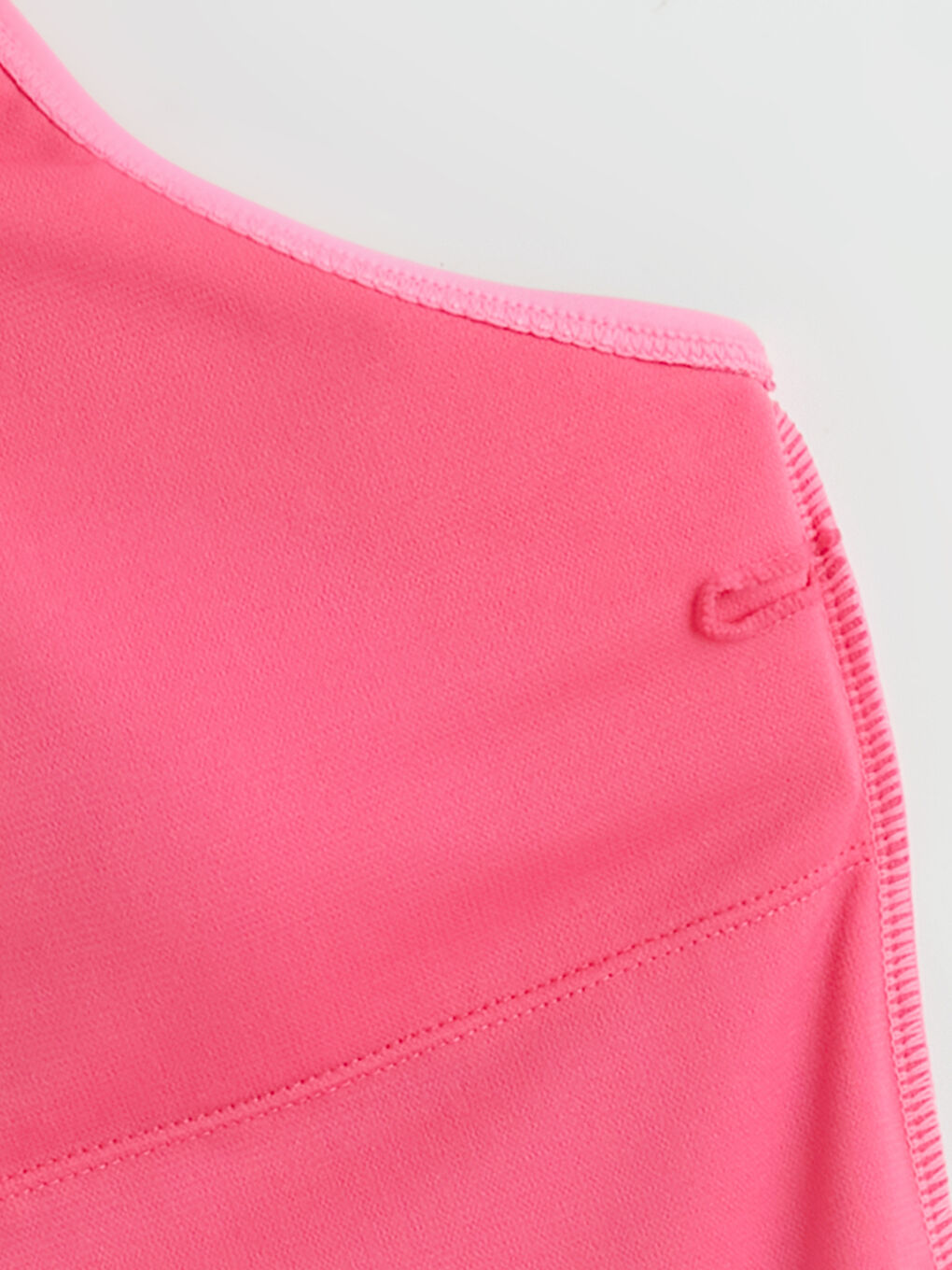 Pembe Baskılı Kız Çocuk Mayo-1