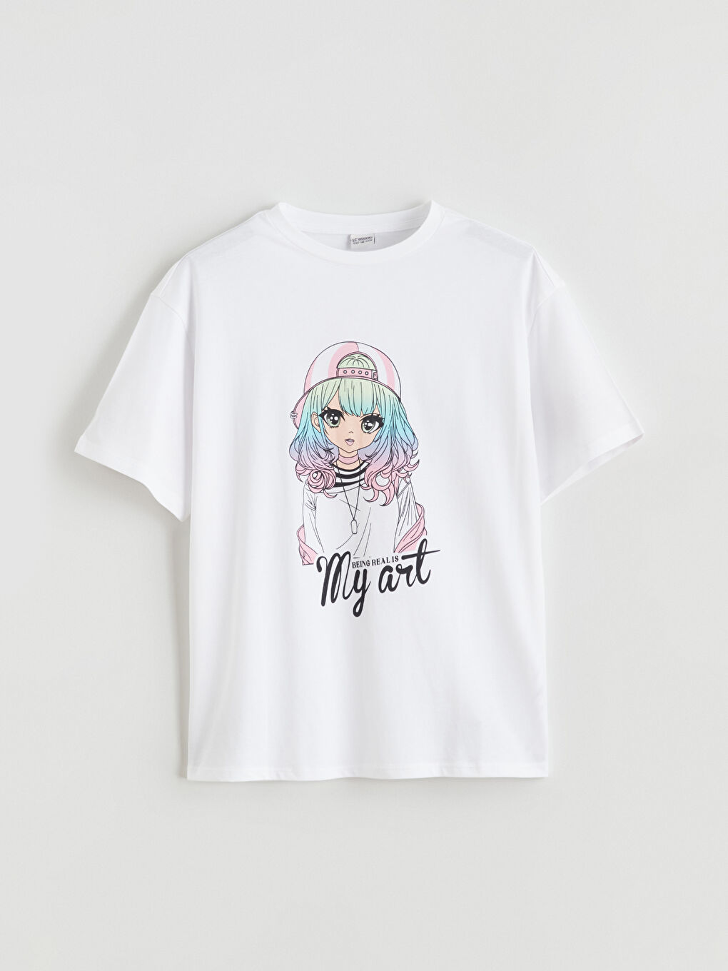 Қыздар ақ Футболка