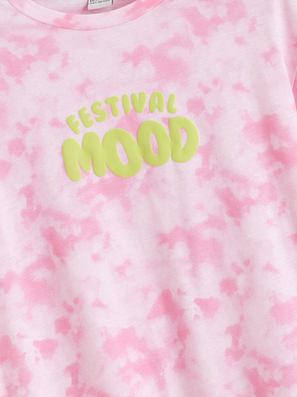 Девочки Розовый Футболка-1