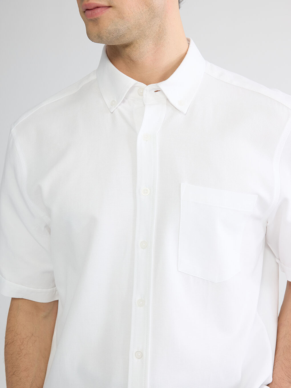 Regular Fit Dobby Shirt for Men-2