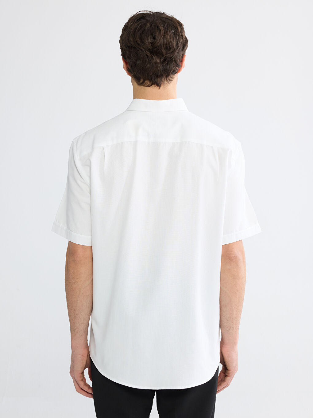 Regular Fit Dobby Shirt for Men-3