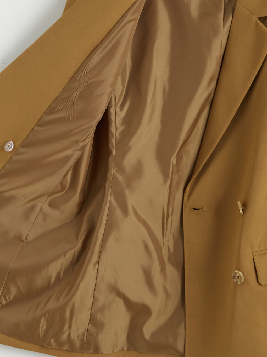 Ženski sako od krepa sa preklopom na prednjoj strani-5