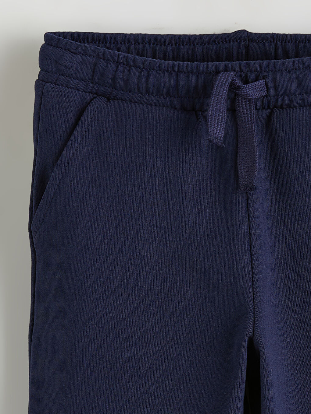 Lacivert Beli Lastikli Erkek Çocuk Şort-1