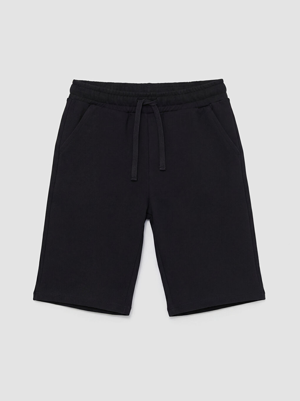 Siyah Beli Lastikli Erkek Çocuk Şort