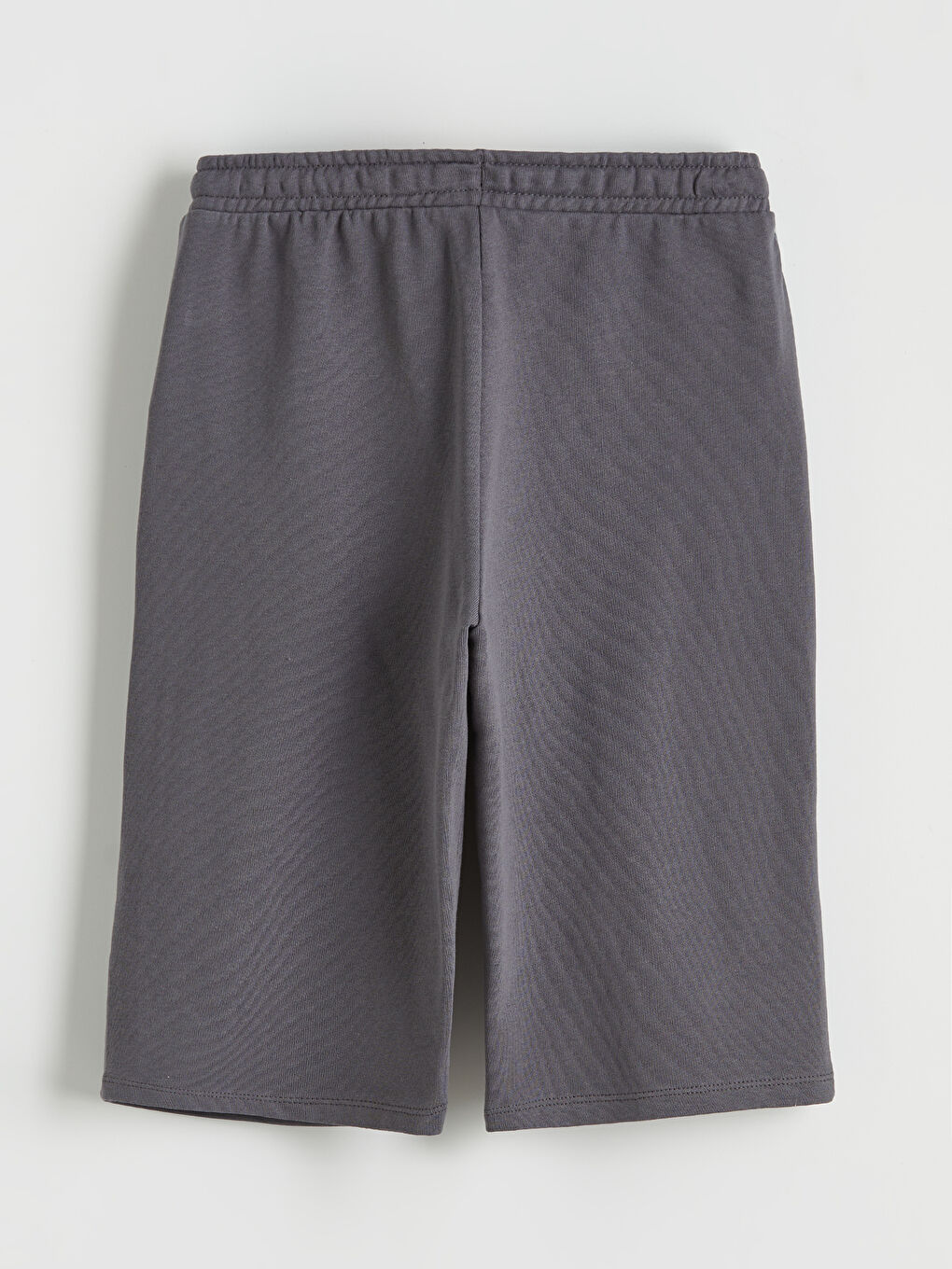 Gri Beli Lastikli Erkek Çocuk Şort-1