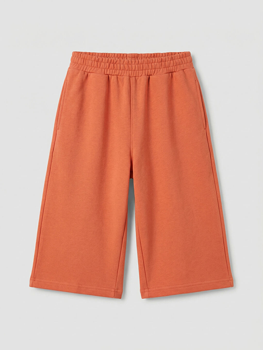 Turuncu Beli Lastikli Erkek Çocuk Şort