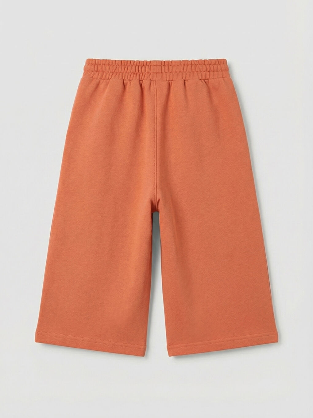 Turuncu Beli Lastikli Erkek Çocuk Şort-1