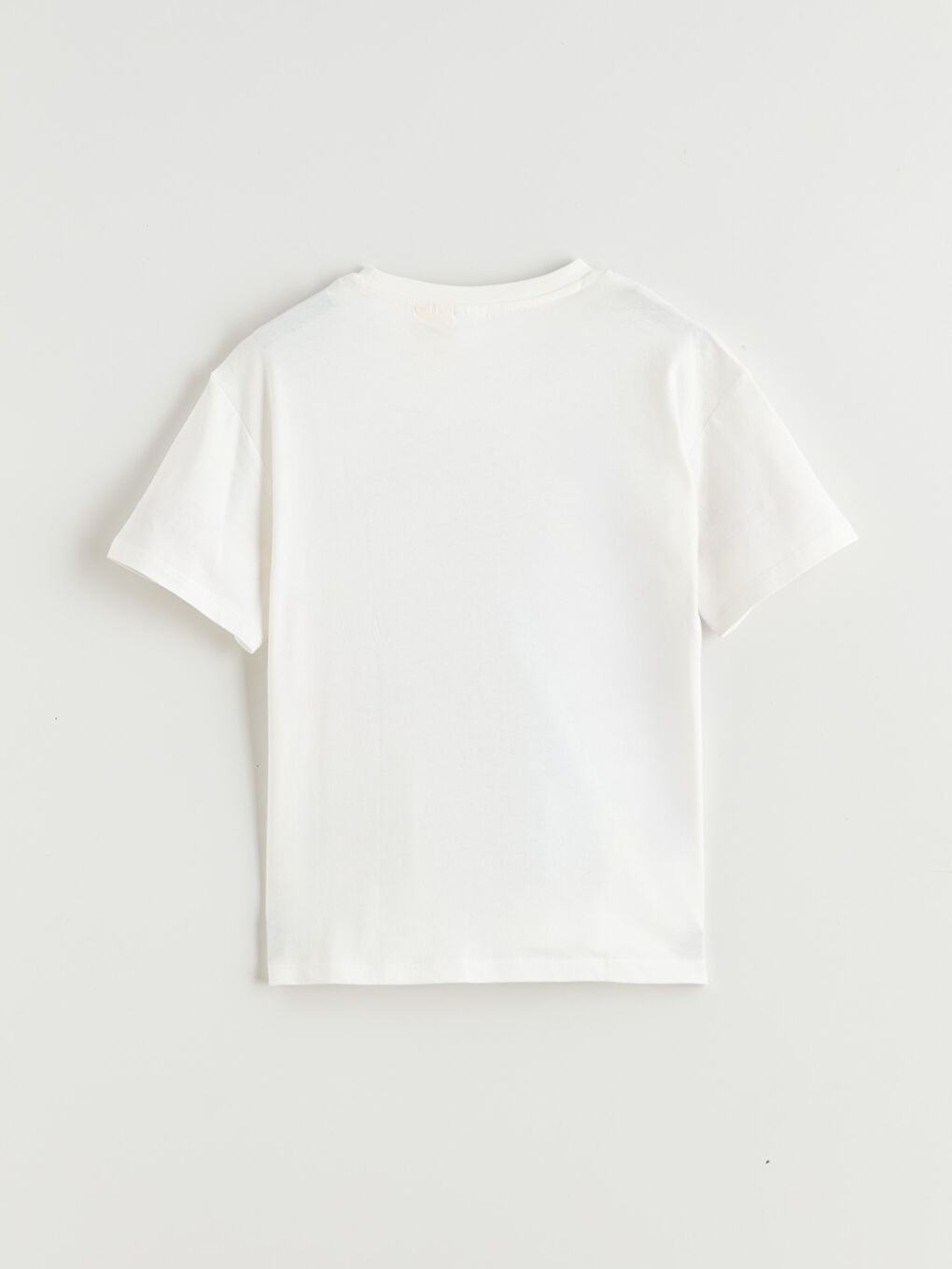 Девочки экрю Футболка-1