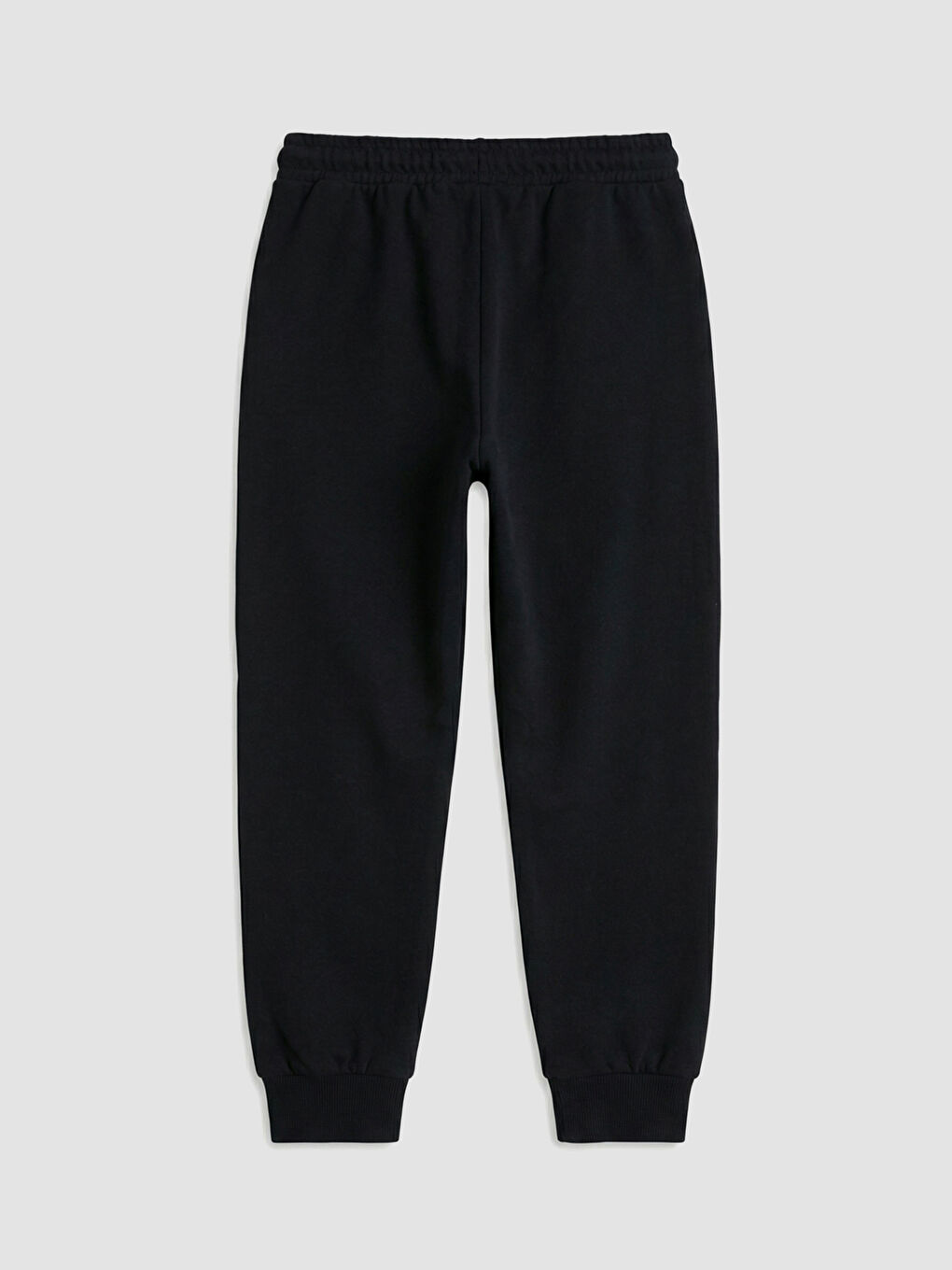 Siyah Beli Lastikli Erkek Çocuk Jogger Eşofman Altı-1