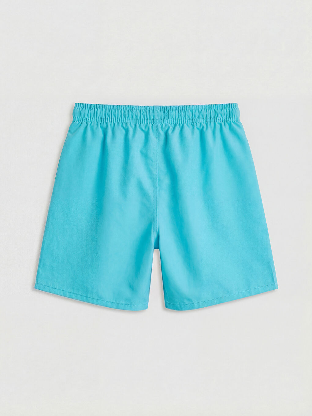 Turkuaz Beli Lastikli Erkek Çocuk Deniz Şortu-1