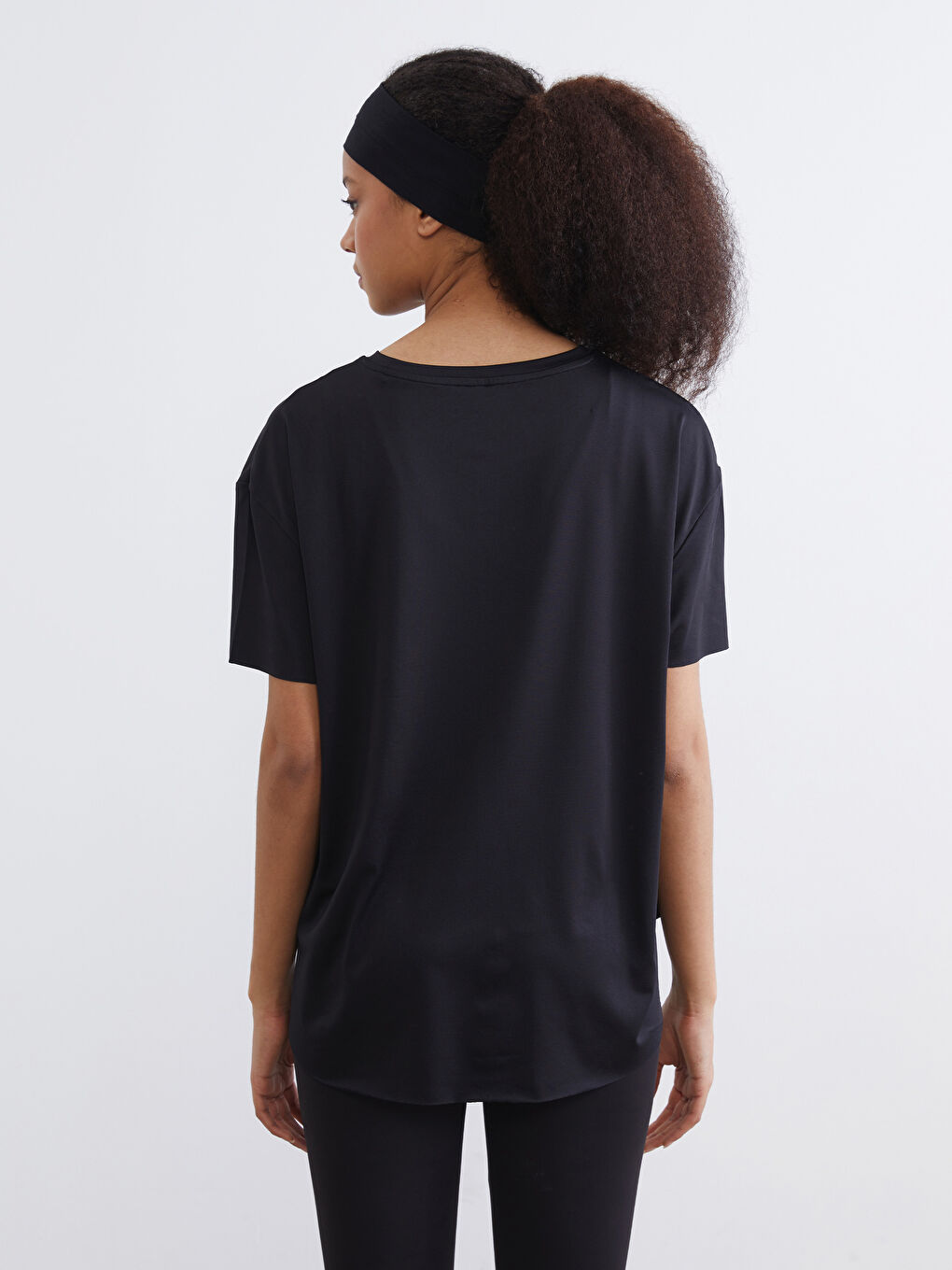 Women's Oversized Crew Neck Sports T-Shirt-3
