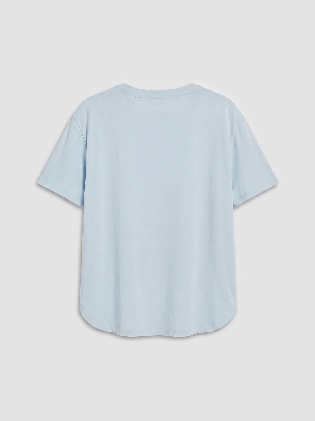 Mavi Bisiklet Yaka Oversize Kadın Spor Tişört-1