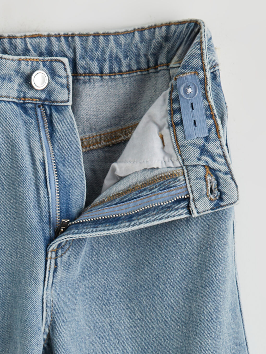 Dečije široke farmerke sa širokim nogavicama-2