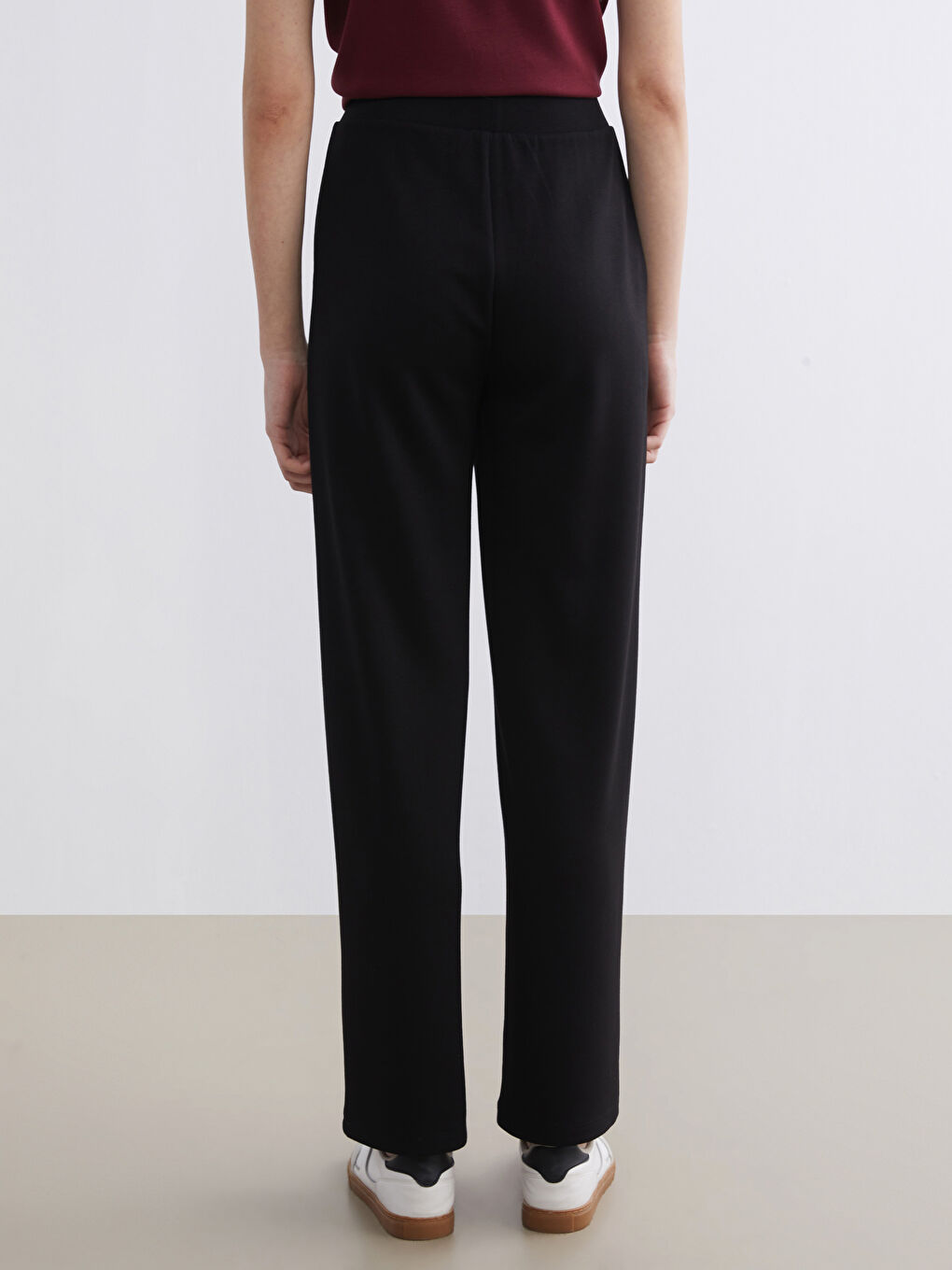 Женщины Черный Брюки‑джоггеры-3