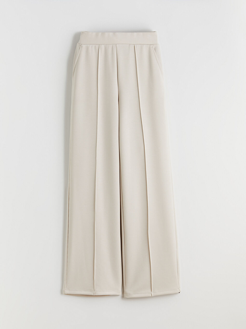 Женские широкие спортивные штаны с эластичным поясом-4