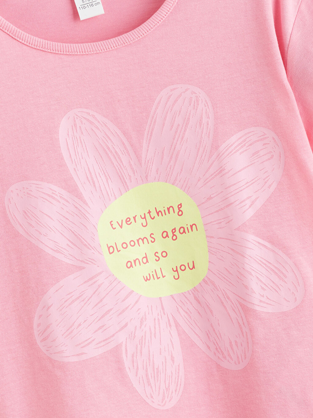 Девочки Розовый Футболка-1