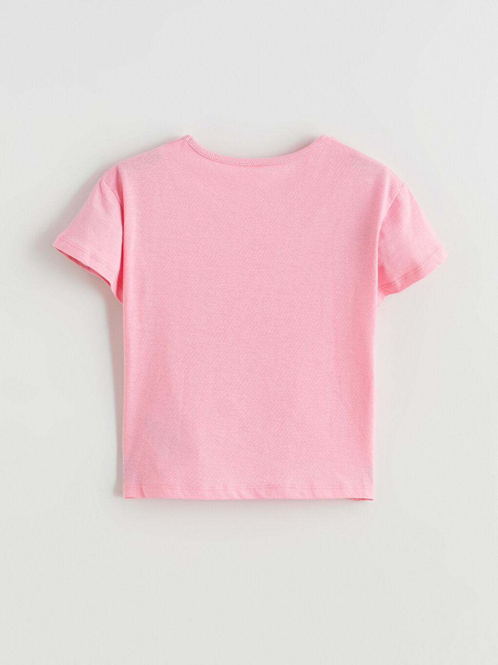 Девочки Розовый Футболка-2