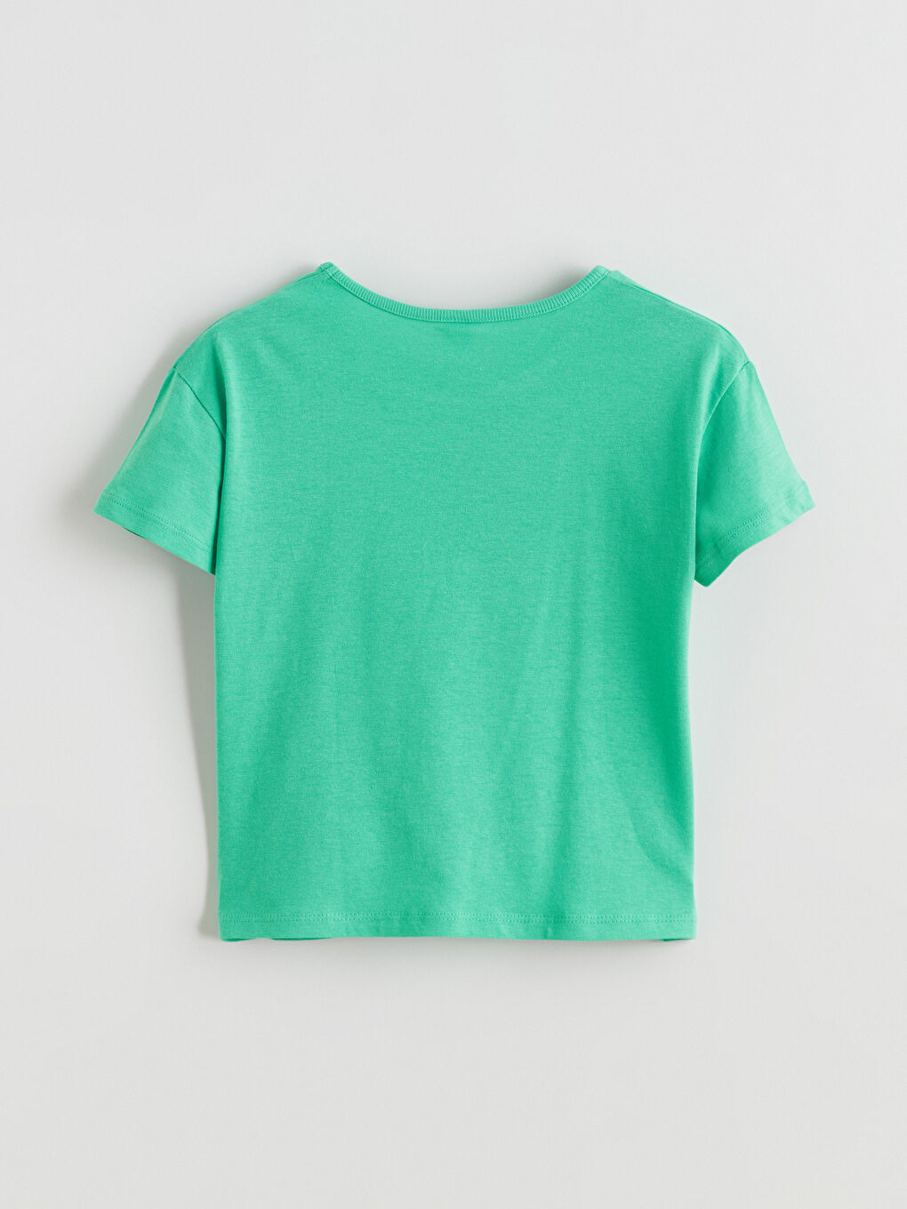 Flower Printed Girls' Jersey T-Shirt-2