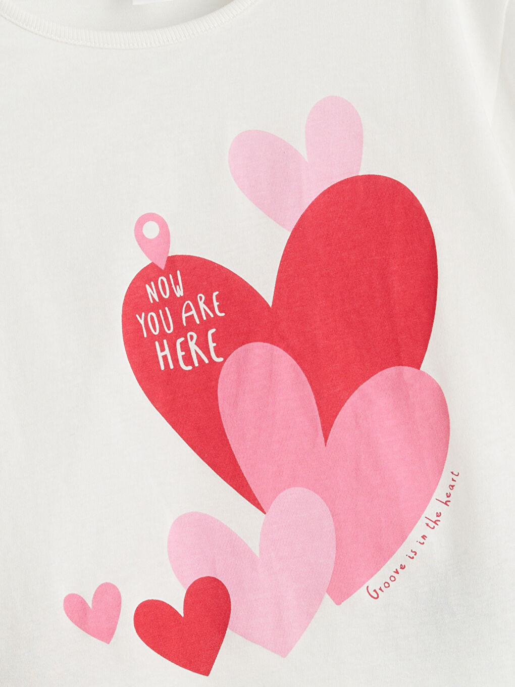 Девочки экрю Футболка-1