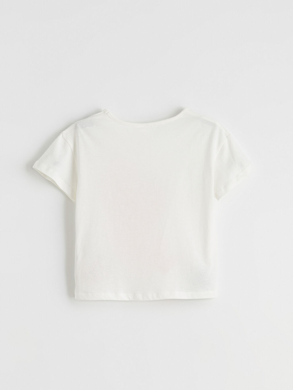 Девочки экрю Футболка-2