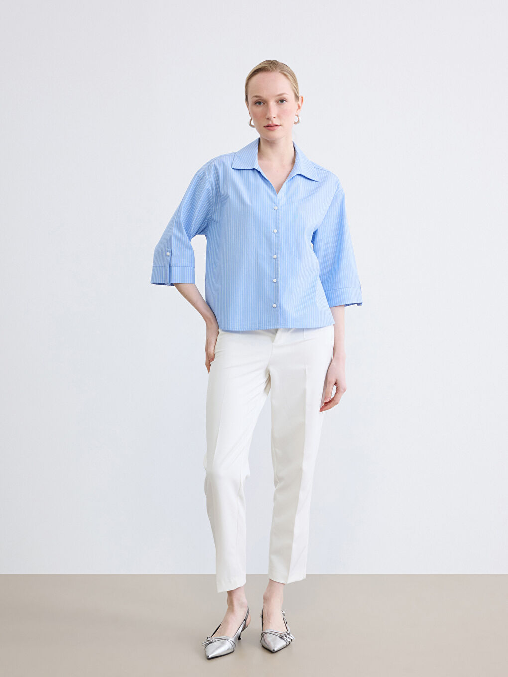 Chemise BLEU Femme-1