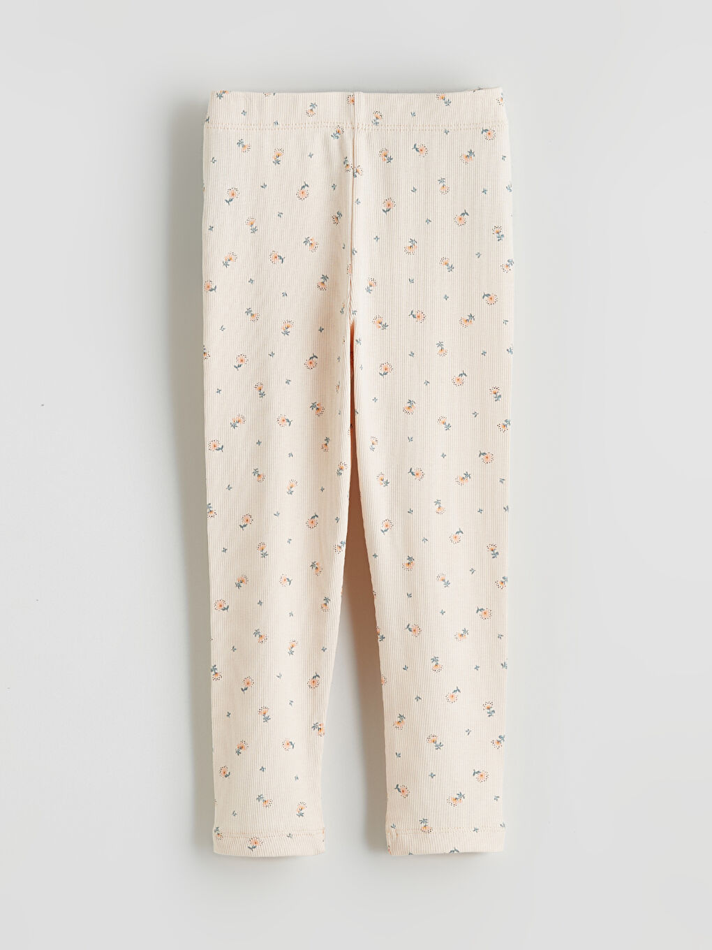 طماق للبنات بخصر مرن مُزهر - مجموعتين-1