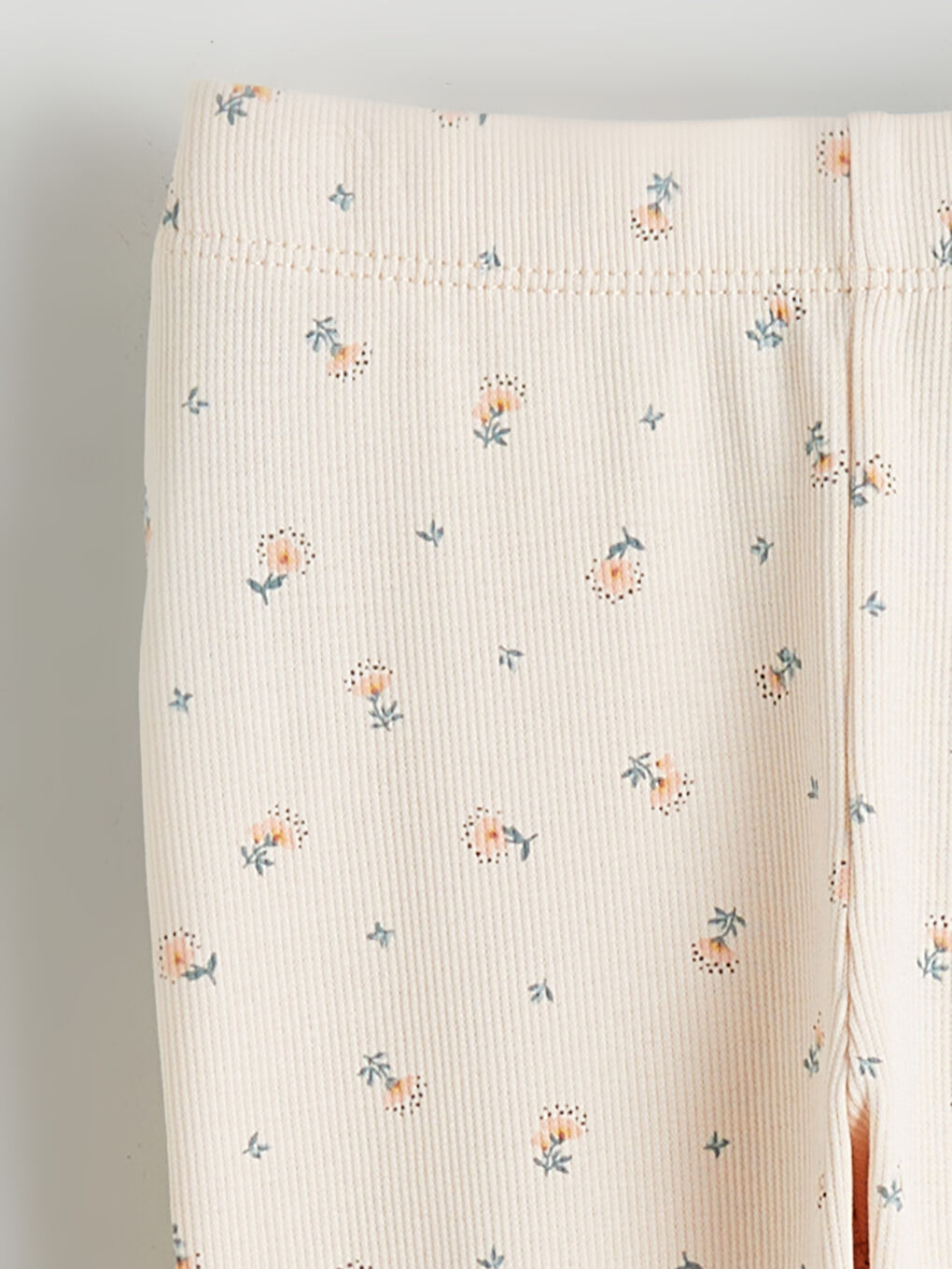 طماق للبنات بخصر مرن مُزهر - مجموعتين-2