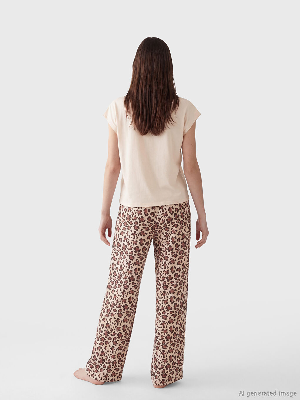 Жена Екрю Комплект пижами-3