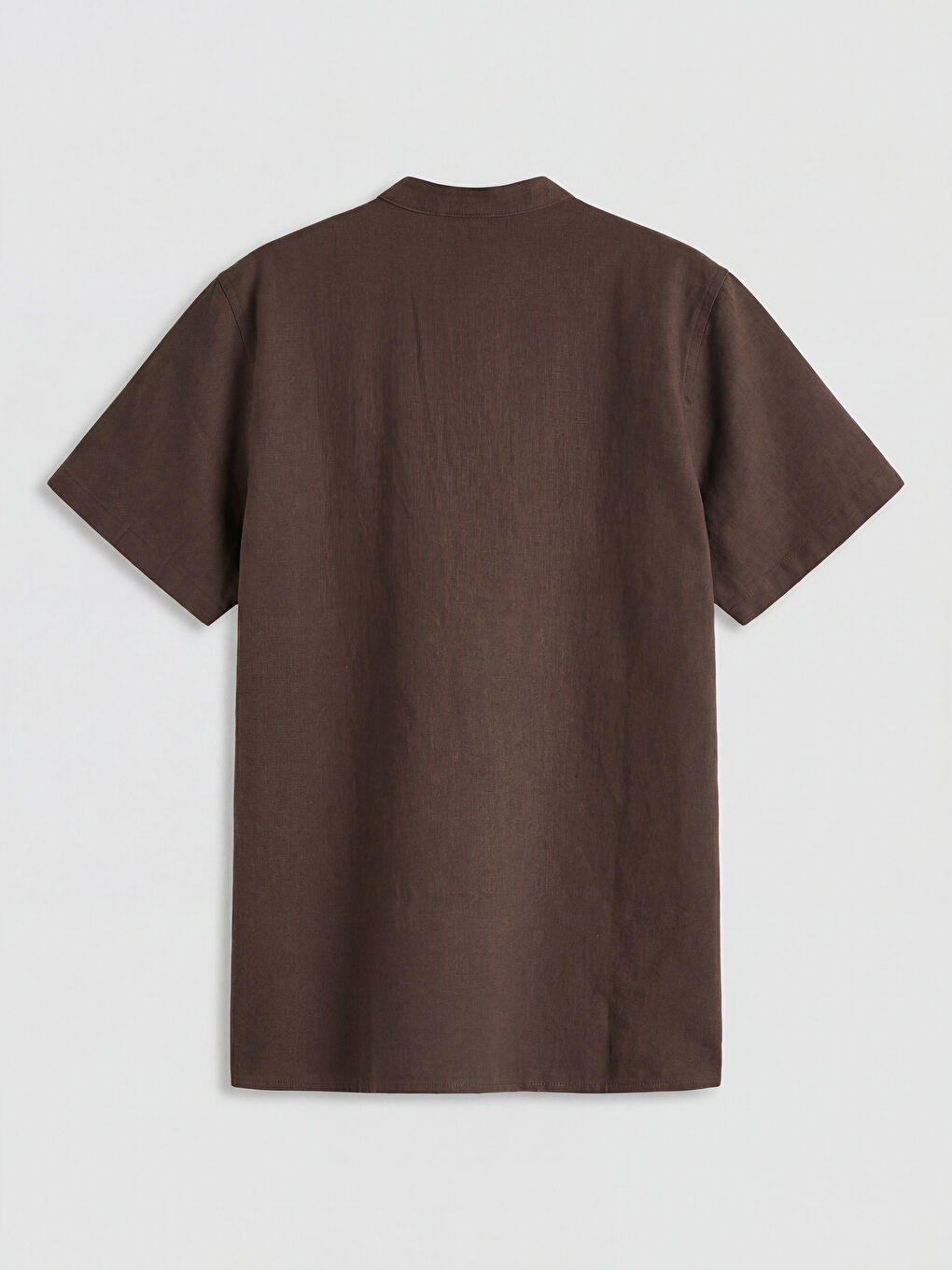 Kahverengi Hakim Yaka Erkek Çocuk Gömlek-1