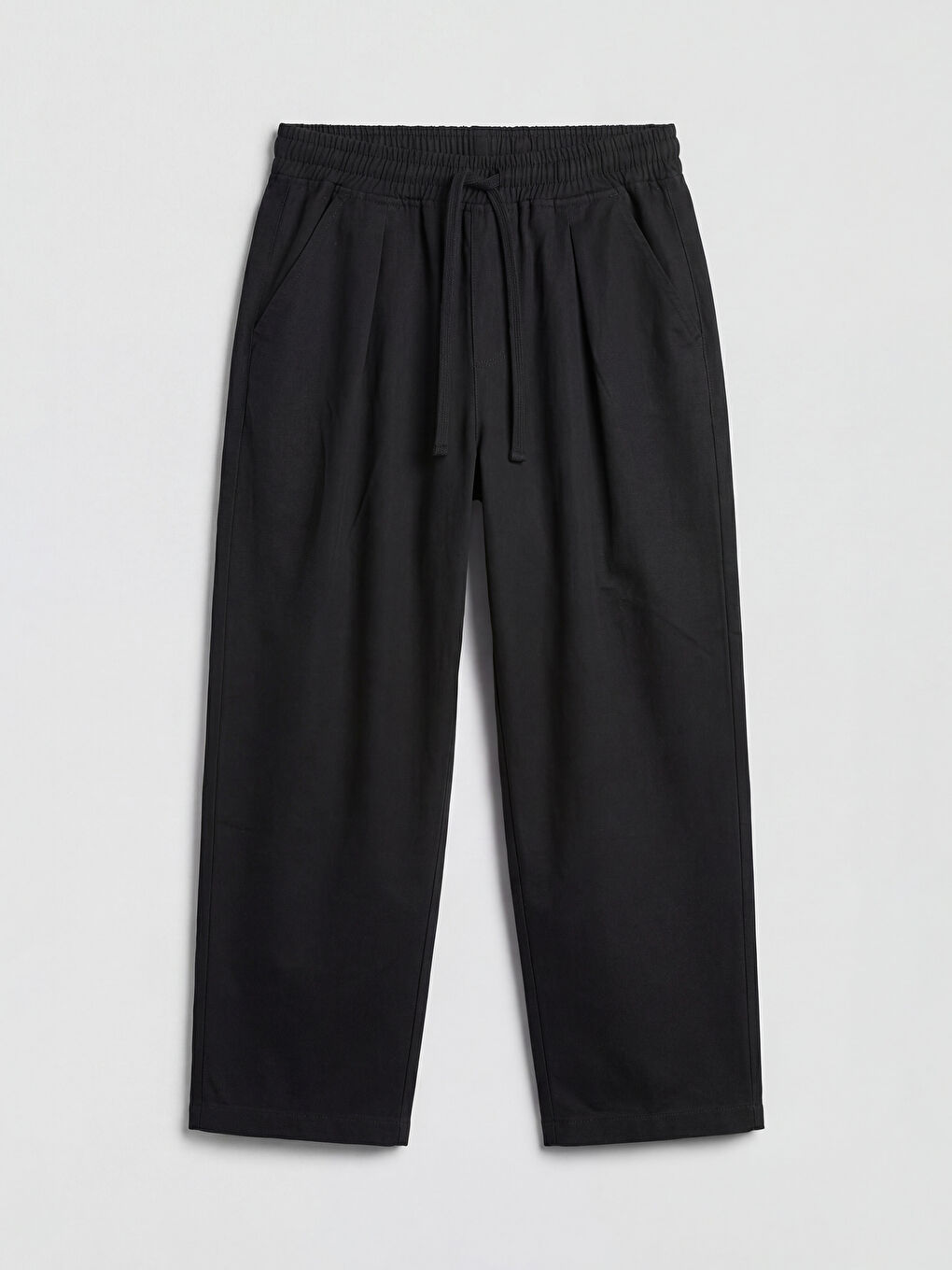 Pleated Gabardine Boys' Trousers-1