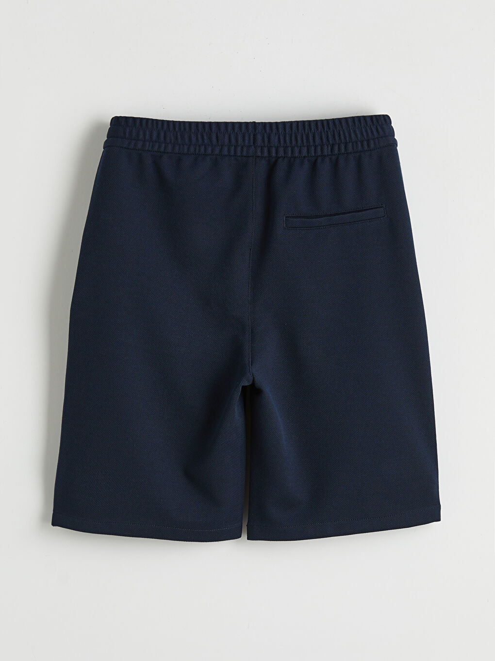 Lacivert Beli Lastikli Erkek Çocuk Şort-1