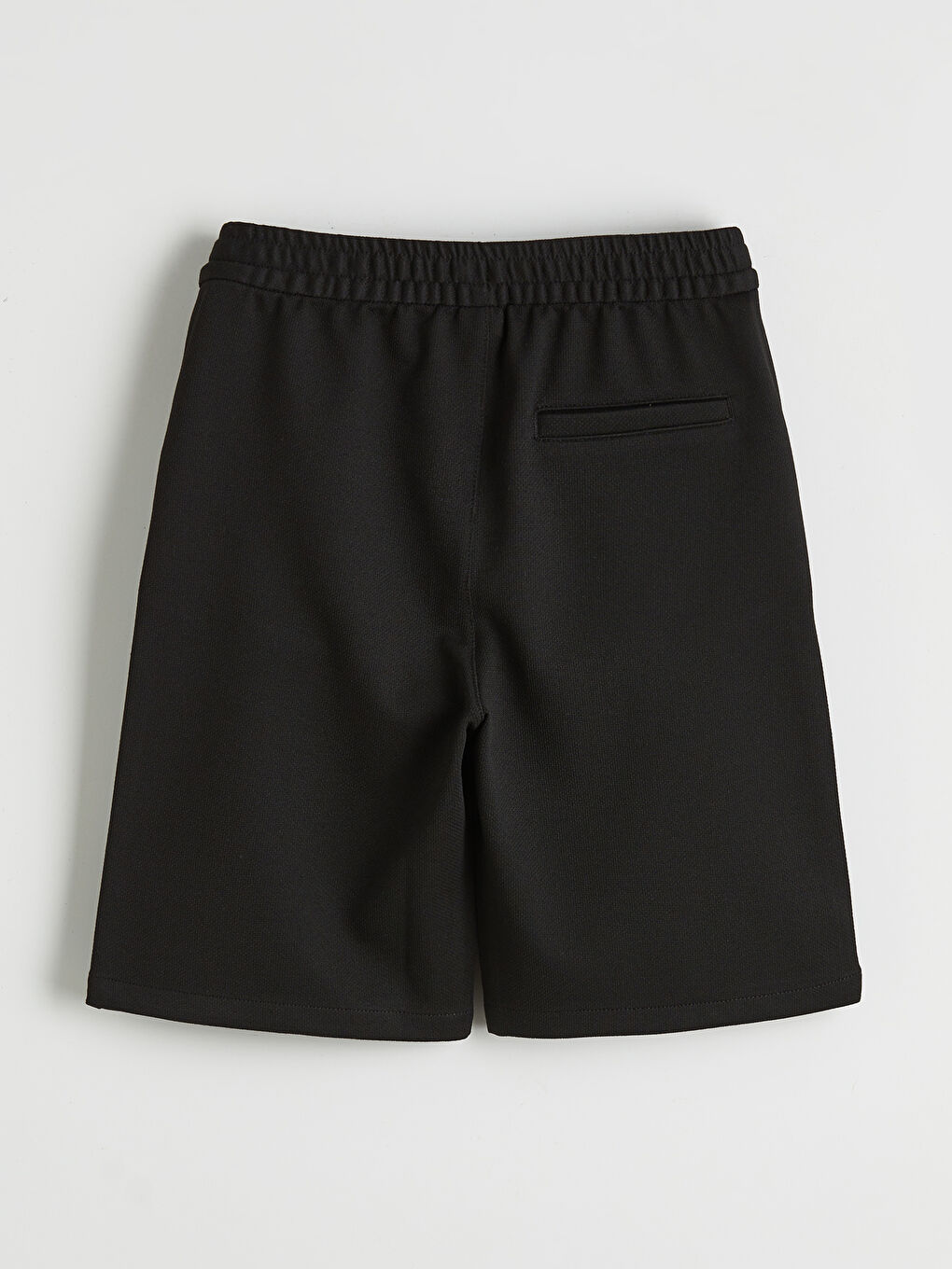 Siyah Beli Lastikli Erkek Çocuk Şort-1