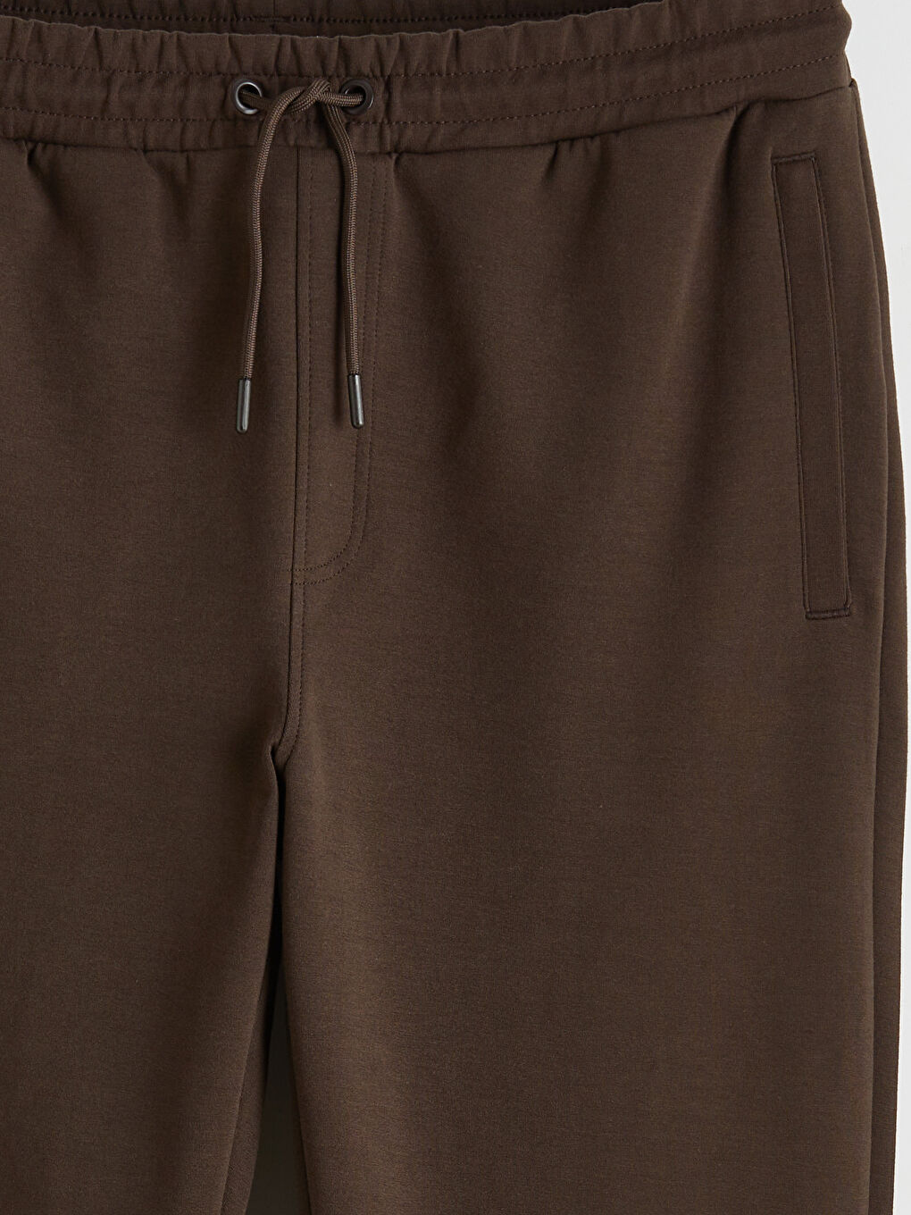 Kahverengi Standart Kalıp Erkek Eşofman Altı-2