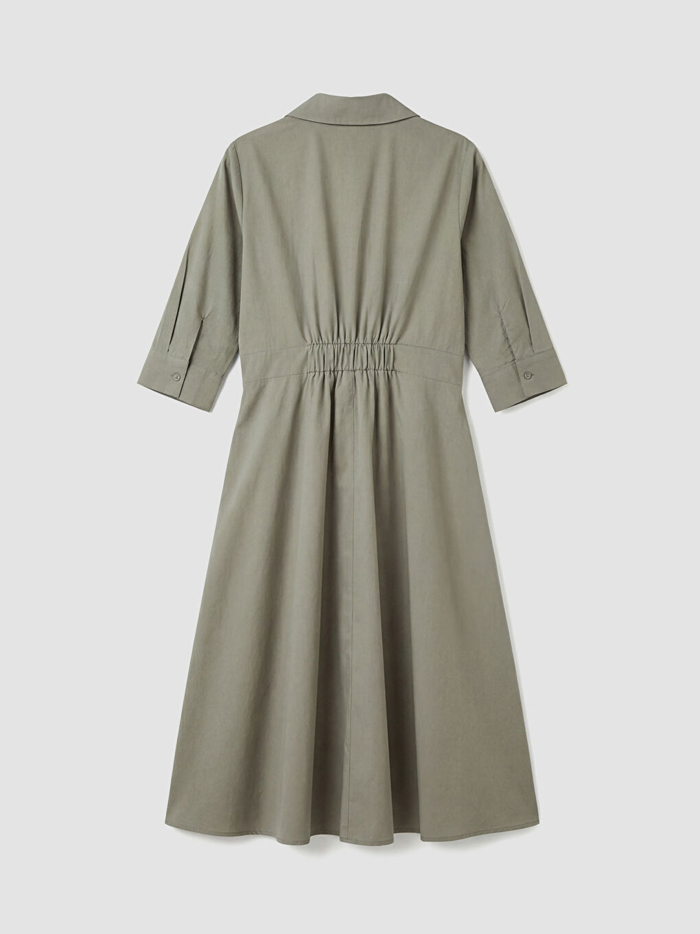 Φόρεμα με Κολάρο Ποπλίνα-5