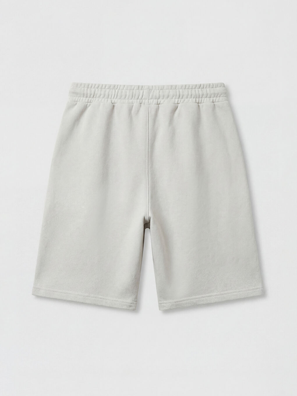 Bej Beli Lastikli Erkek Çocuk Şort-1